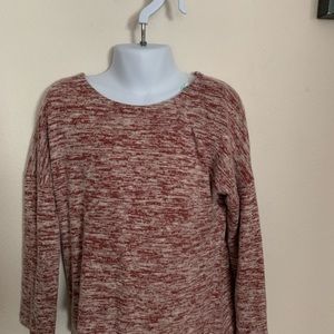 15. Copper Key Red Girls High- Low Sweater